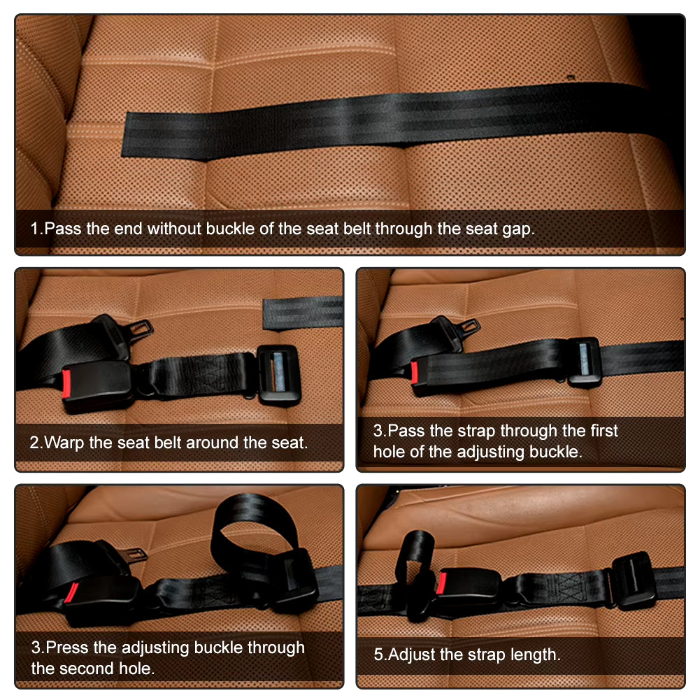 Pregnancy Safety Belt Modified Accessories Universal 1.6M Length Bump Belt Car Seat Belts Adapter for Pregnant Women Seatbelt