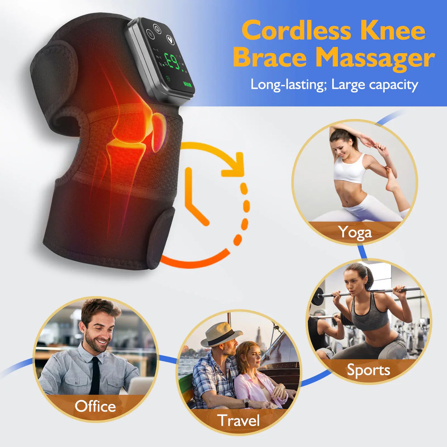 KneeRelief™ Heating Massager