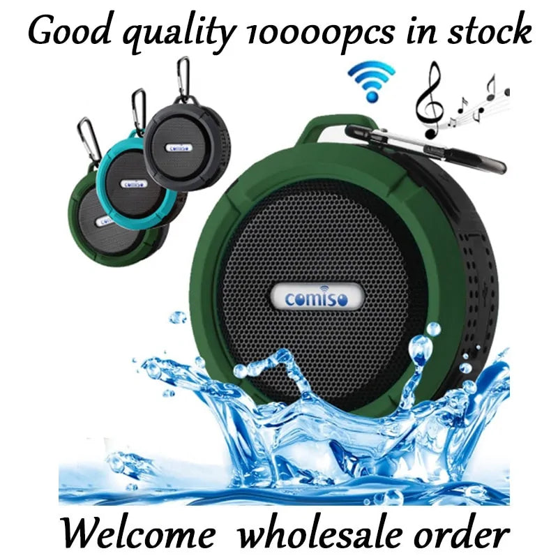 AquaSound™ Portable Waterproof Bluetooth Speaker